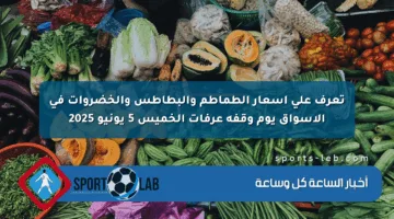 تعرف على أسعار الطماطم والبطاطس والخضروات في الأسواق يوم وقفة عرفات الخميس 5 يونيو 2025